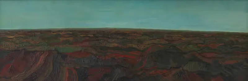 Hügelige Landschaft by Josef Scharl, 1933 — digital art print download
