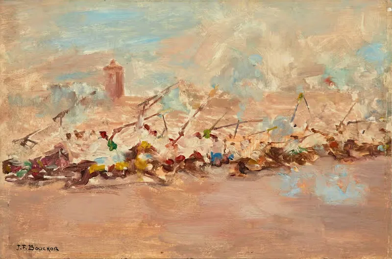 Fantasia devant les remparts — Joseph Félix Bouchor