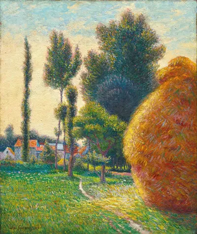 Le Clos à Gouvernes by Léo Gausson, 1889 — digital art print download