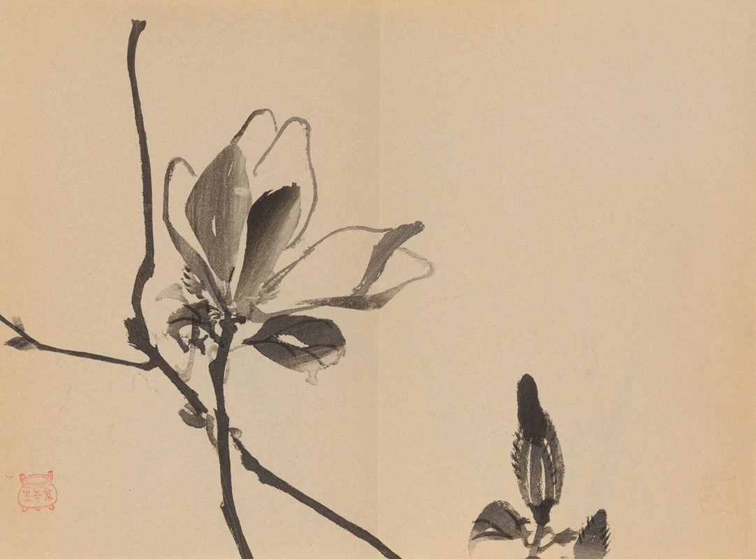 Keinen shūgajō Pl.44 — Imao Keinen