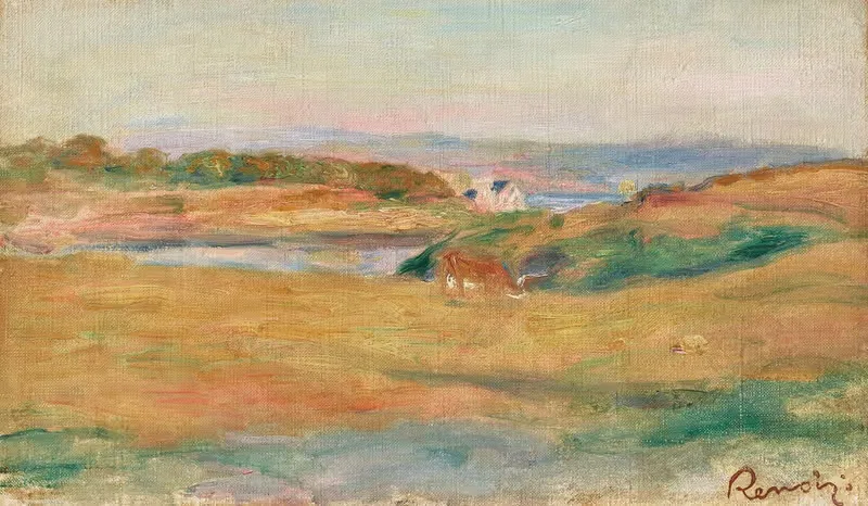 Пейзаж у моря by Пьер-Огюст Ренуар, 1895 — digital art print download