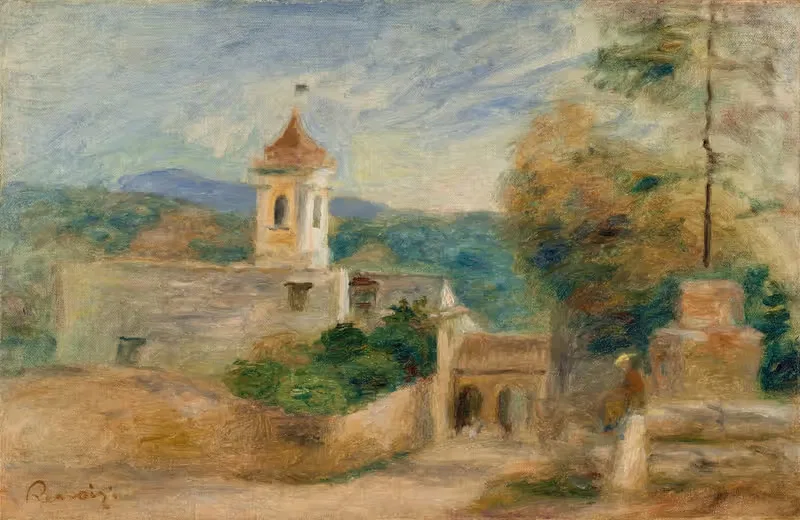 Часовня в Каньоне by Пьер-Огюст Ренуар, 1899 — digital art print download