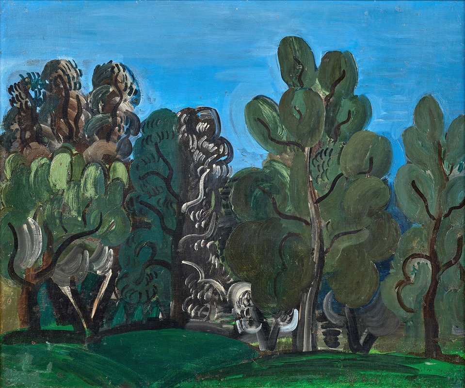 Eze by Raoul Dufy, 1926 — digital art print download