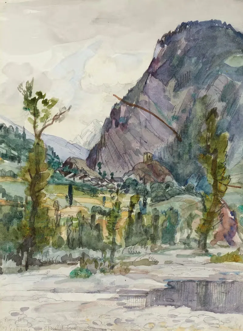 Альбом рисунков, пл. 37 by Александр Нозаль, 1908 — digital art print download
