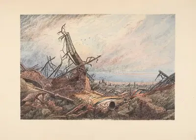 Ланс – шахта №4 by Э. Татен, 1920 — digital art print download