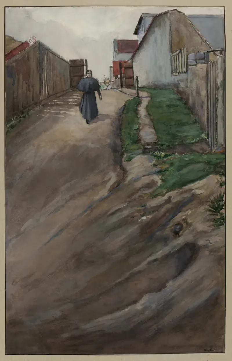Улица Волонтеров by Ф. Сеган, 1896 — digital art print download