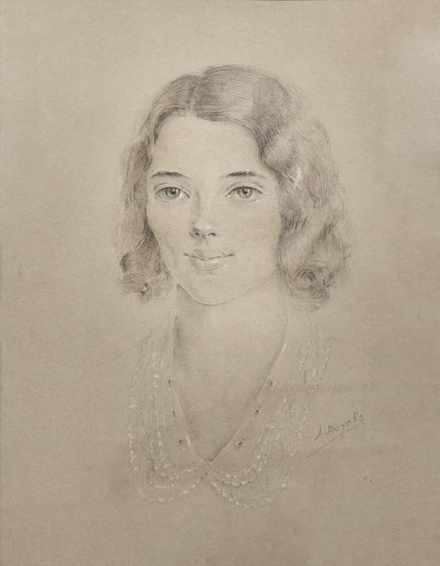 Laure Delvolvé by Люс Бояль, 1930 — digital art print download