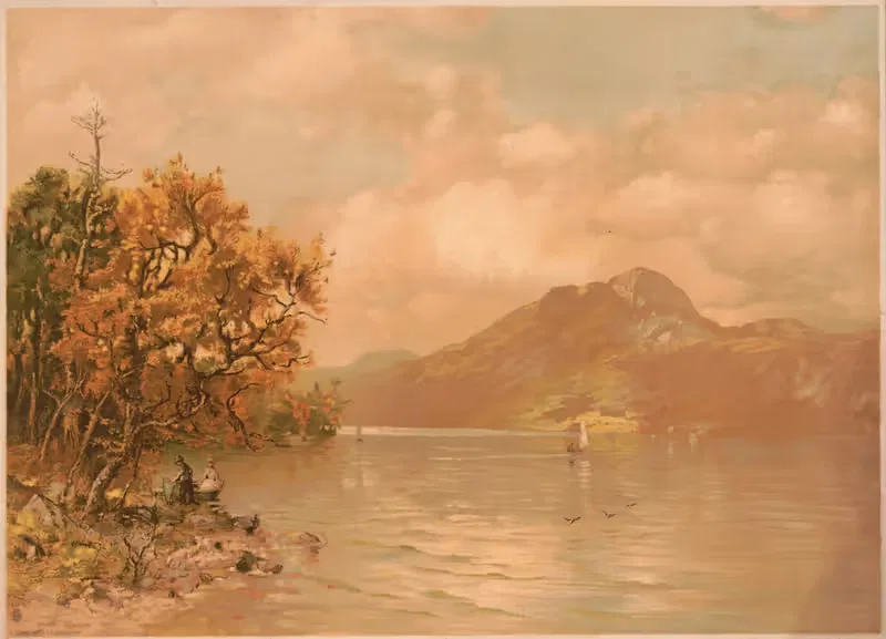 Осень на реке by Джордж Герберт МаКкорд, 1887 — digital art print download