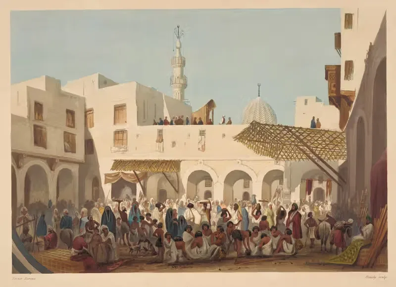 Рынок рабов by Гектор Оро, 1841 — digital art print download