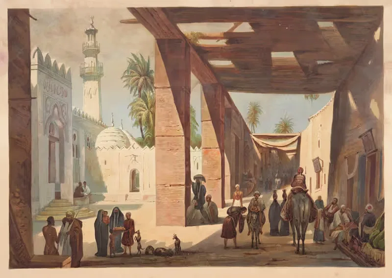 Мелауи-эль-Арих by Гектор Оро, 1839 — digital art print download
