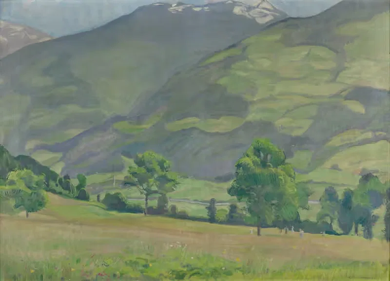 Солнечная долина by Германн Гром-Роттмайер — digital art print download