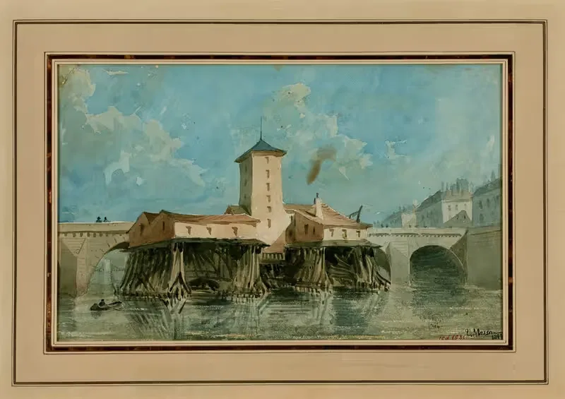 Помпея Нотр-Дам в 1849 году by Луи-Мартиял-Теодат Массон — digital art print download