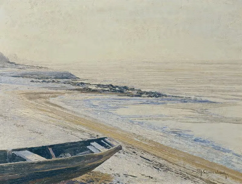 Нижний Рейн – Ледяной поток by Макс Кларенбах, 1910 — digital art print download