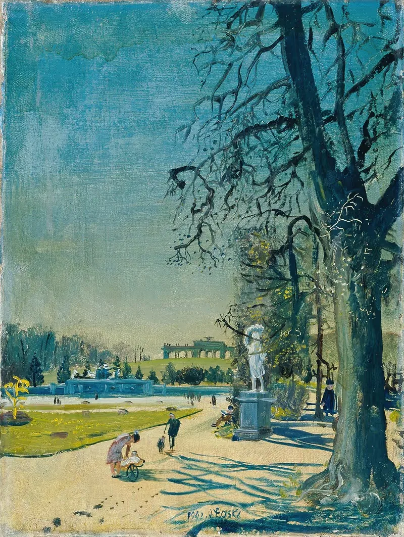 Шёнбруннер Шлосспарк by Оскар Ласке, 1942 — digital art print download