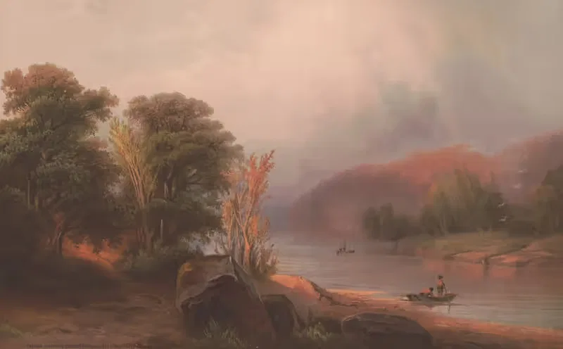 Вид на водный разрыв Делавэра by Эдмунд Фёрстер и Ко, 1871 — digital art print download
