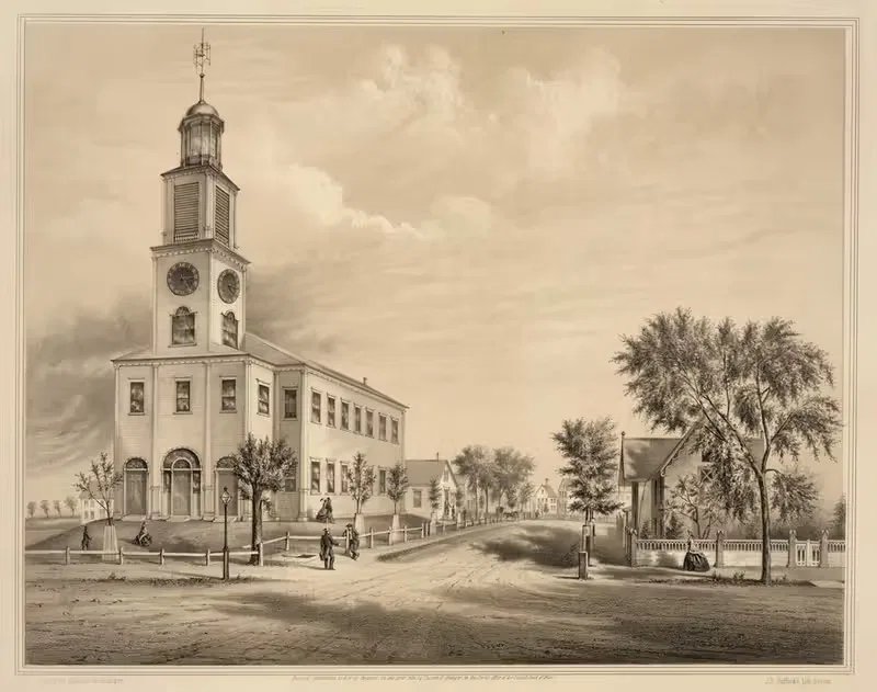The old Congregational Church, Saco — John H. Bufford's & Sons