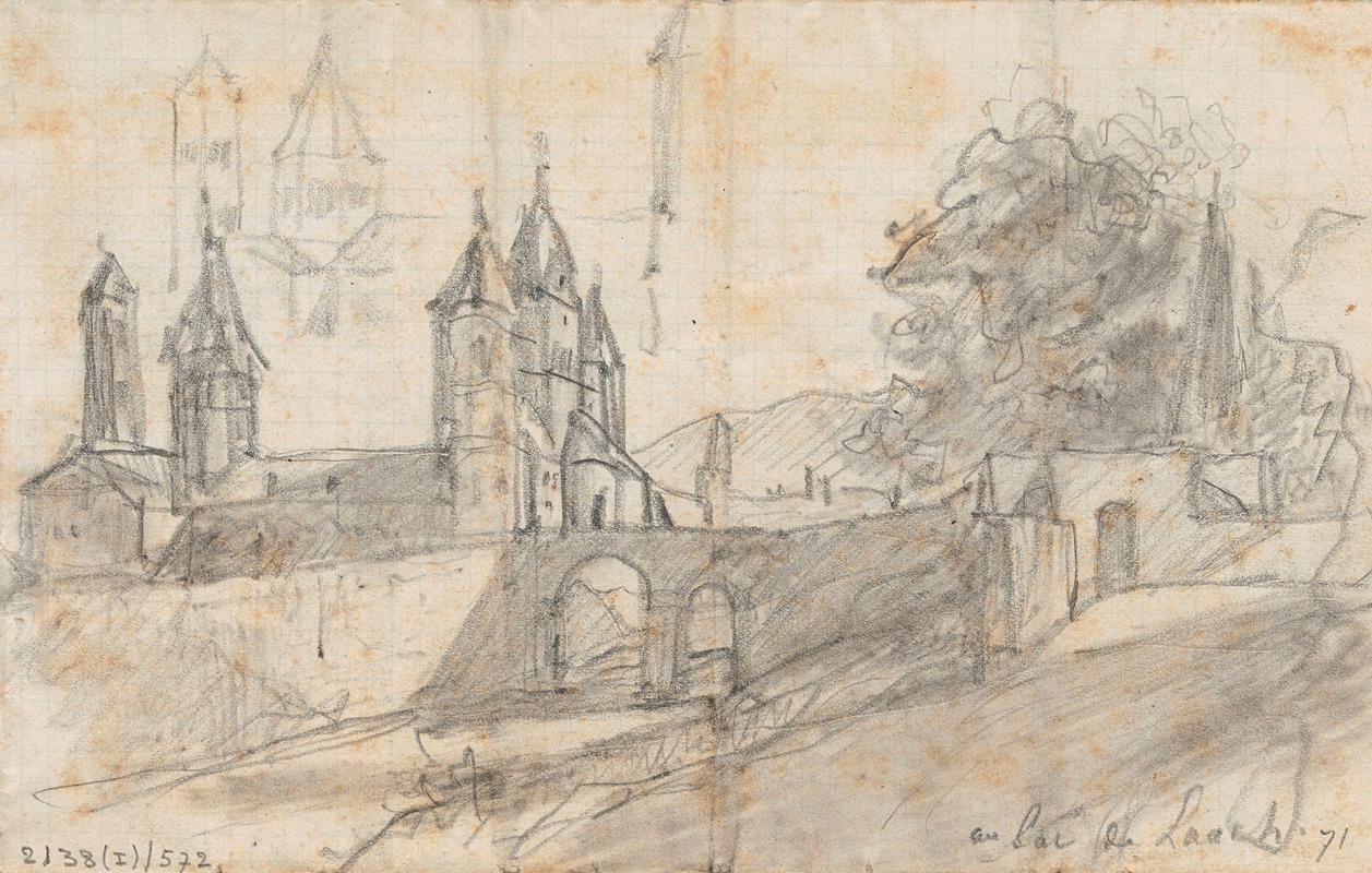 Benedictine Monastery in Maria Laach by Никаз Де Кейзер — digital art print download