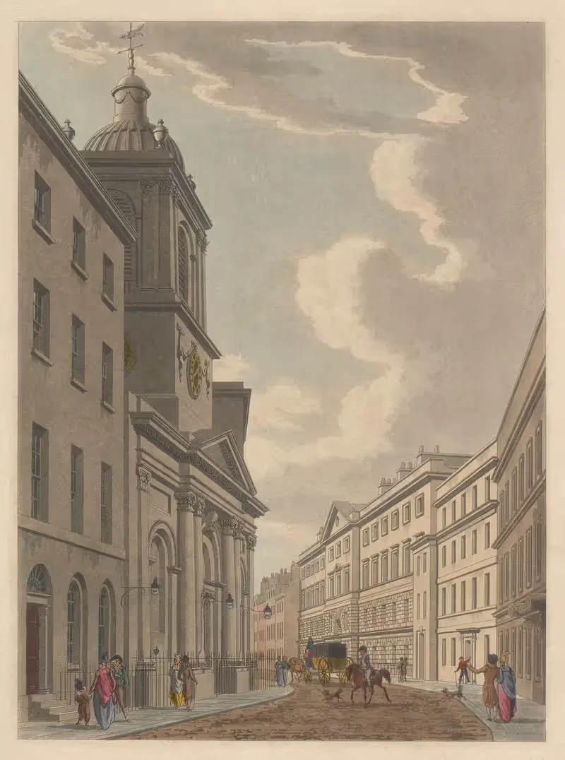 Святой Петр бедный, Широкая улица by Томас Малтон, 1797 — digital art print download