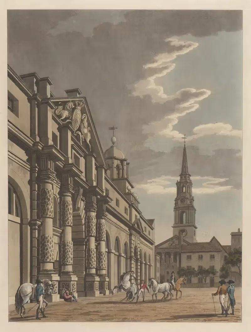 The Mews by Thomas Malton, 1794 — digital art print download