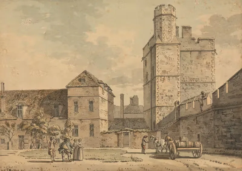 Winchester Tower, Windsor Castle by Thomas Malton — digital art print download