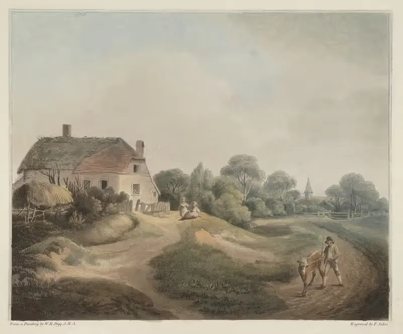 Cottage Scene Near Colchester — William Redmore Bigg
