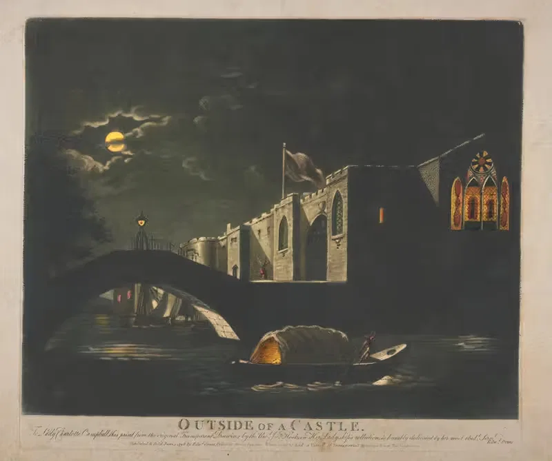 У замка. by Эдвард Орм, 1798 — digital art print download