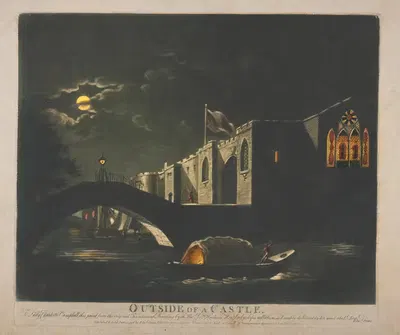 У замка. by Эдвард Орм, 1798 — digital art print download