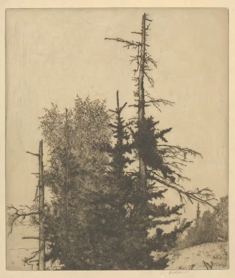 Мертвые вершины by Эрнест Хаскелл, 1912 — digital art print download
