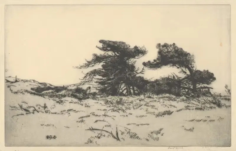 Сосны маяка № 2 by Эрнест Хаскелл, 1915 — digital art print download