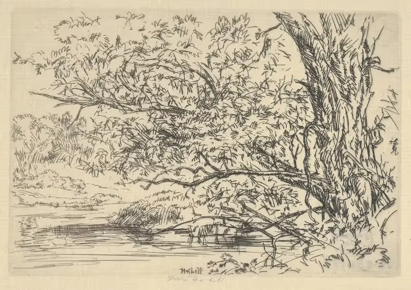 Willow and Water by Ernest Haskell, 1900-1925 — digital art print download