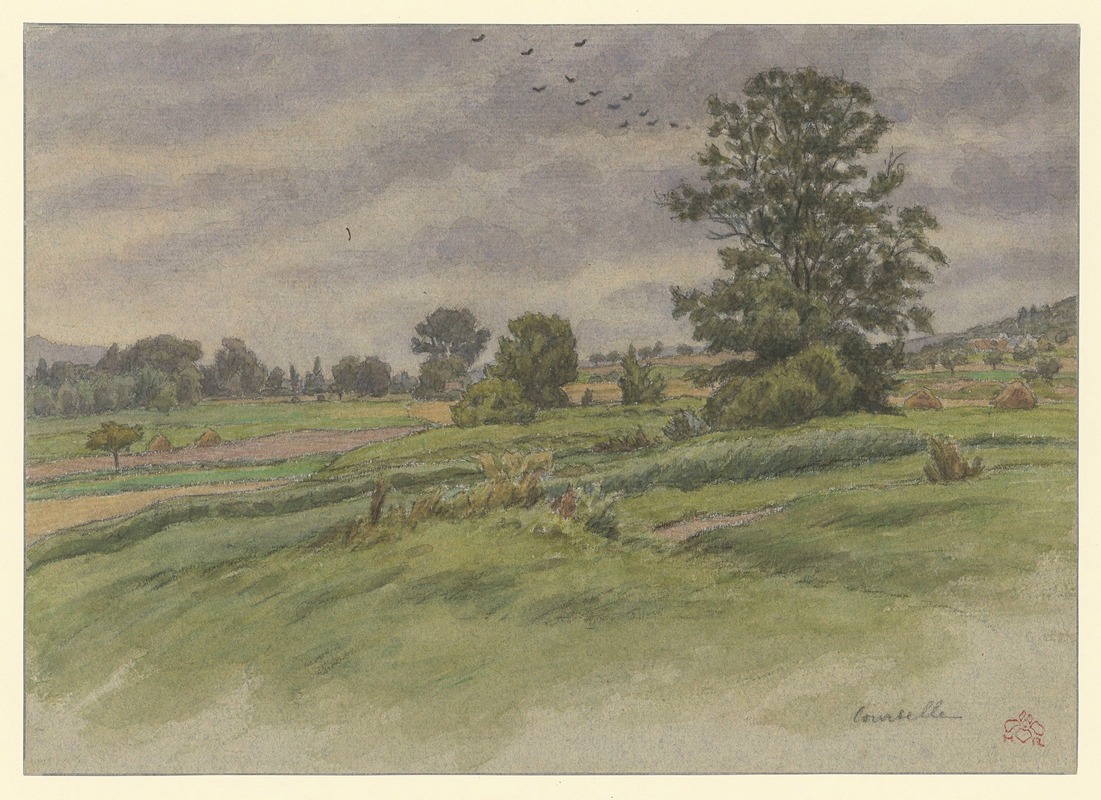 Courcelle by Henri Rivière, 1920 — digital art print download