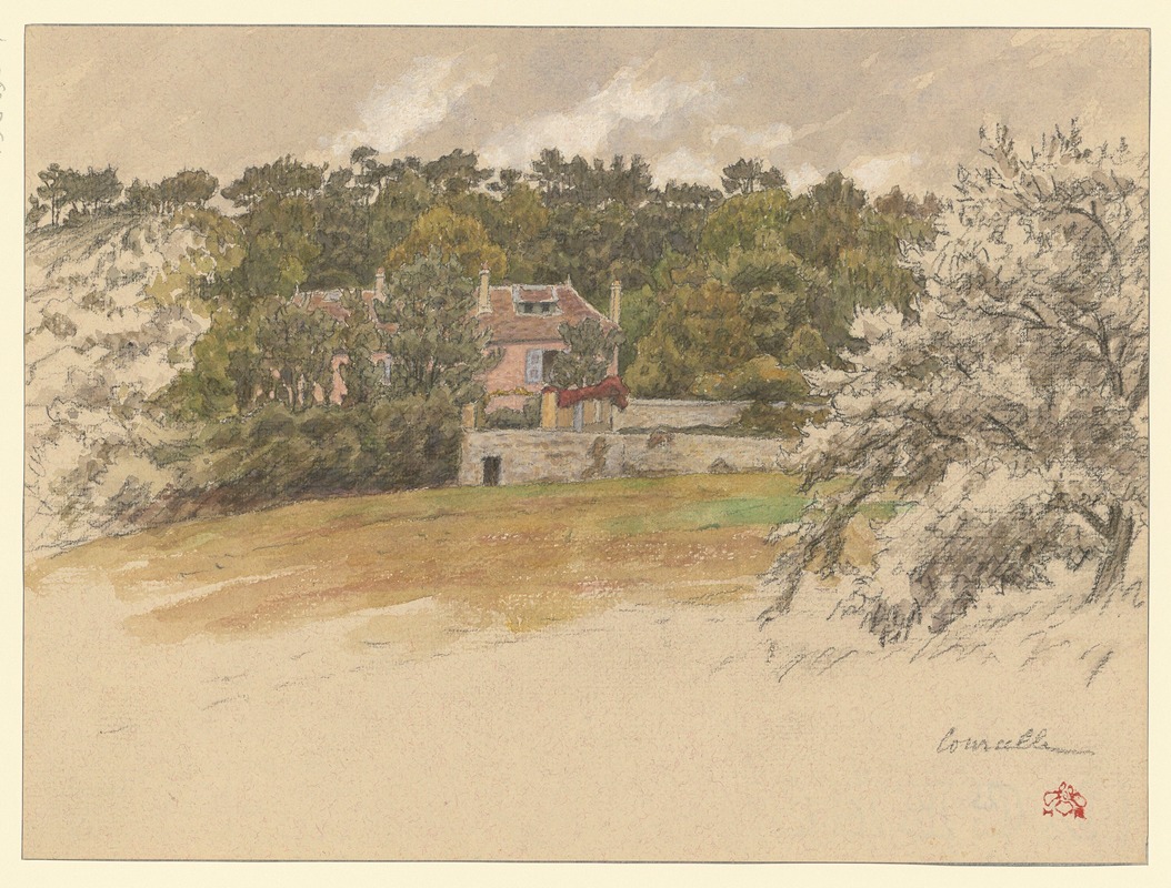 Куршель by Анри Ривьер, 1920 — digital art print download