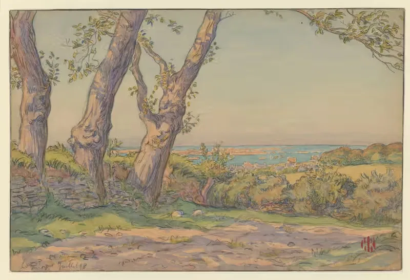 Логуи by Анри Ривьер, 1898 — digital art print download