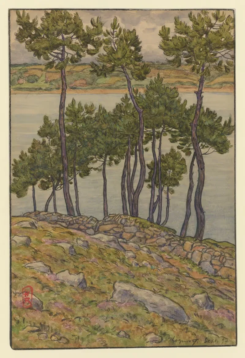 Логуиви by Анри Ривьер, 1897 — digital art print download