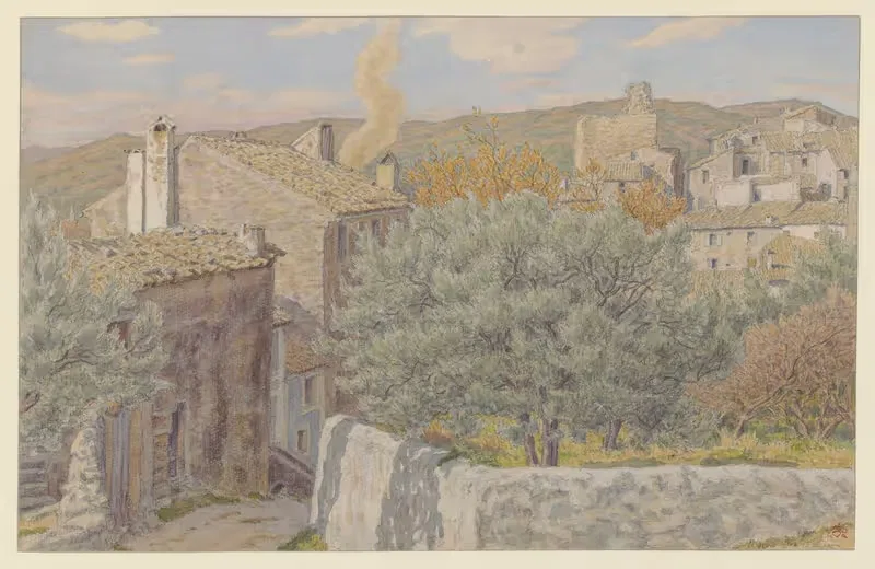 Ньон by Анри Ривьер, 1928 — digital art print download