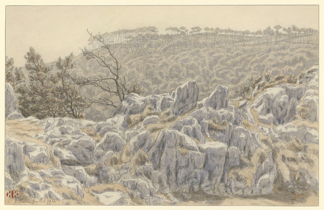 St-Efflam by Анри Ривьер, 1914 — digital art print download