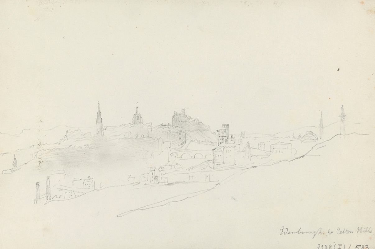 Edinburgh Seen from Calton Hill — Никаз Де Кейзер