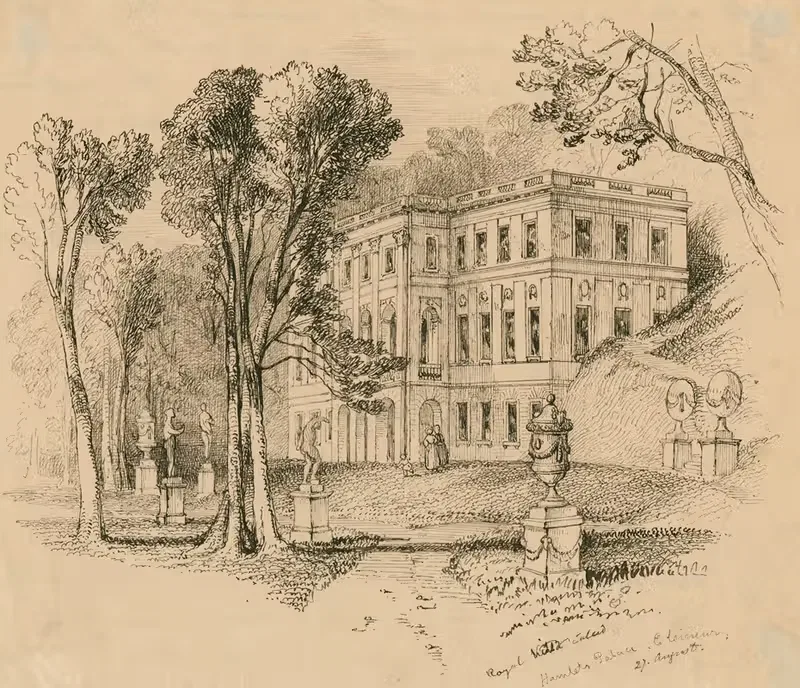 Королевская вилла, называемая Дворцом Гамлета, Эльсинор — Аноним