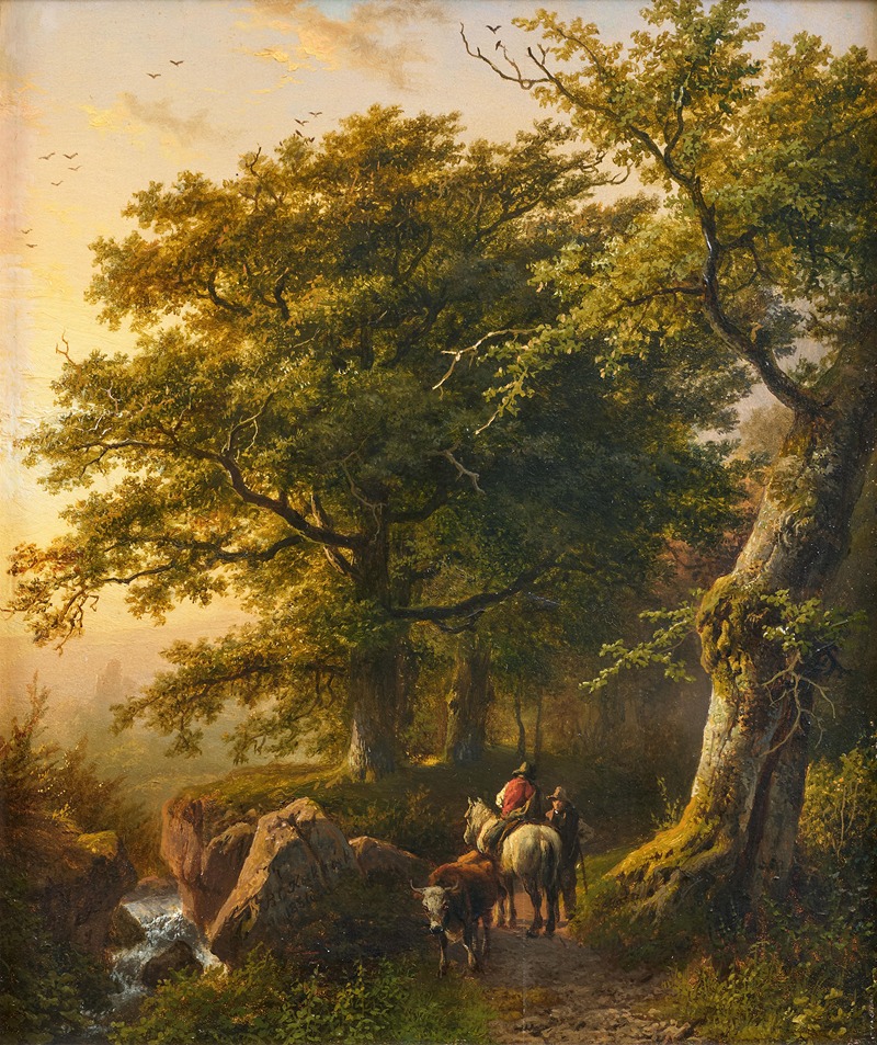 Лето by Баренд Корнелис Кёккёк, 1854 — digital art print download