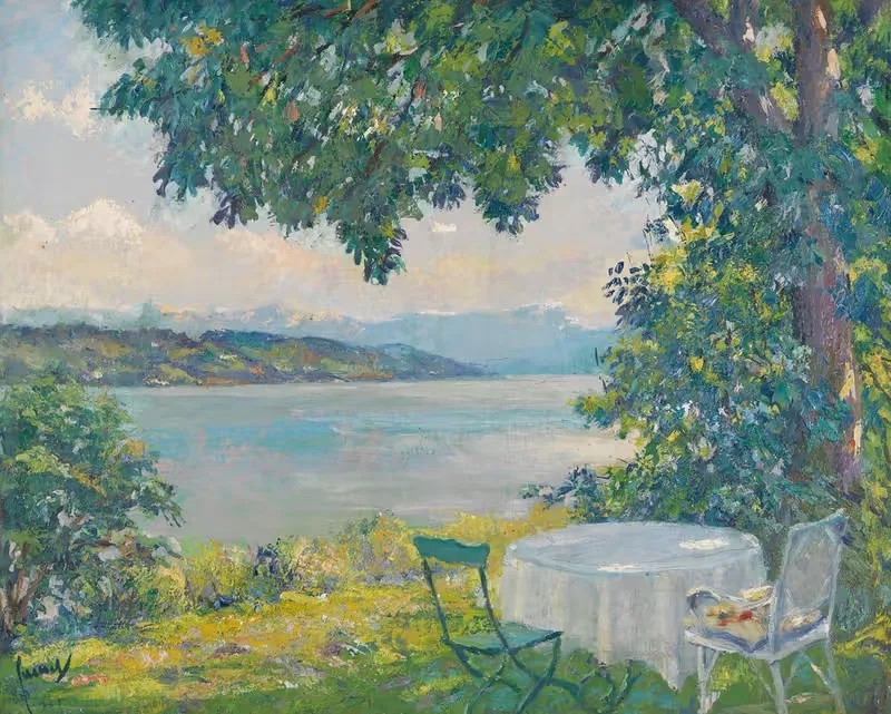 View of Lake Starnberg — Edward Cucuel