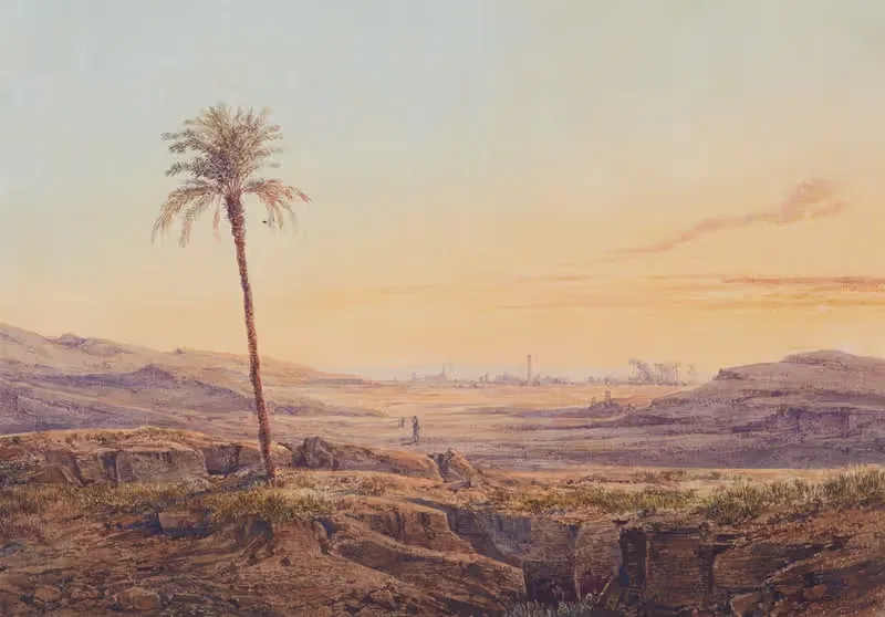 Heliopolis bei Sonnenuntergang — Friedrich Otto Georgi