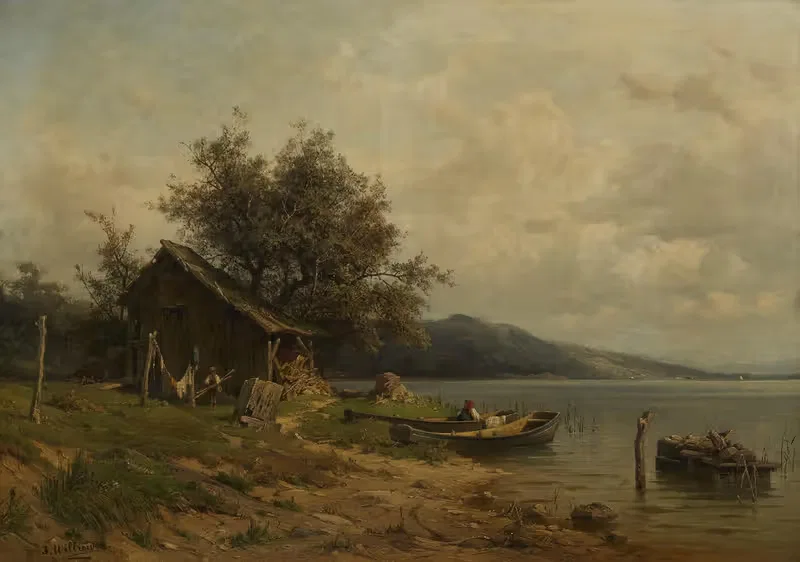 Seeufer in Oberbayern by Josef Willroider — digital art print download