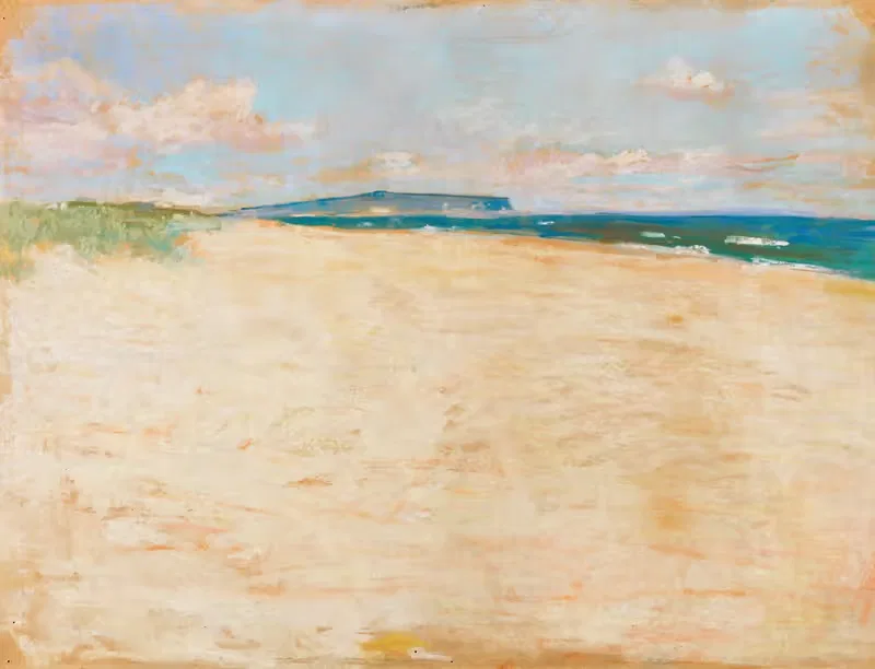 Blick zu den Kreidefelsen von Rügen — Lesser Ury