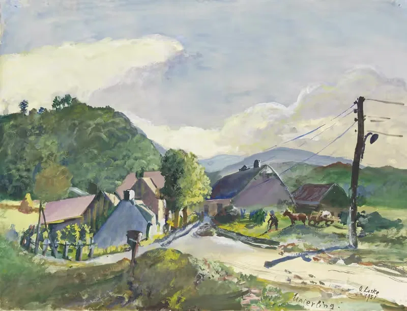 Вена; Майерлинг by Оскар Ласке, 1951 — digital art print download