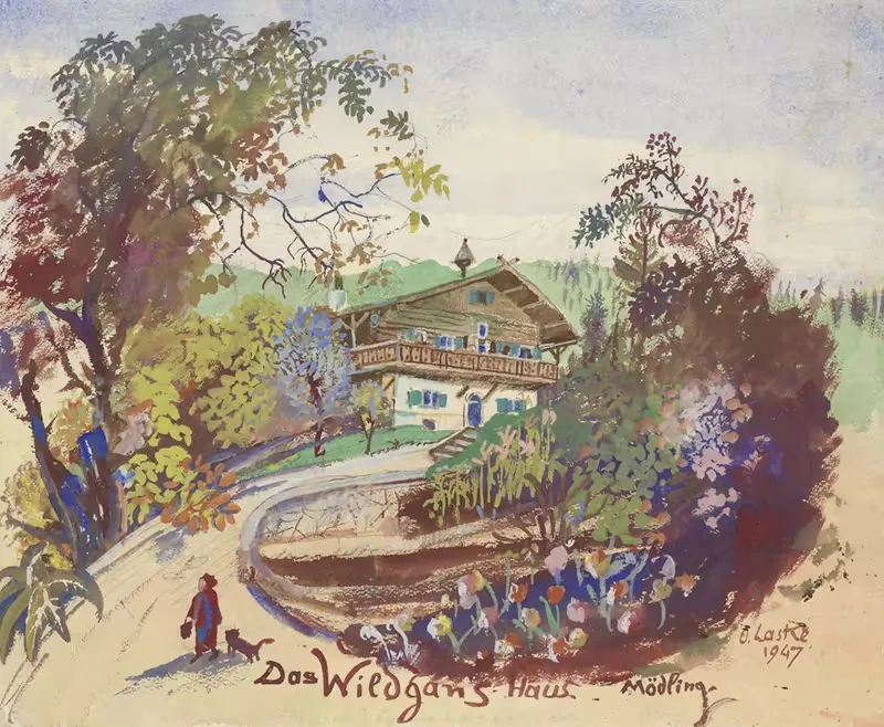Wr. Umgebung; Mödling by Oskar Laske, 1947 — digital art print download