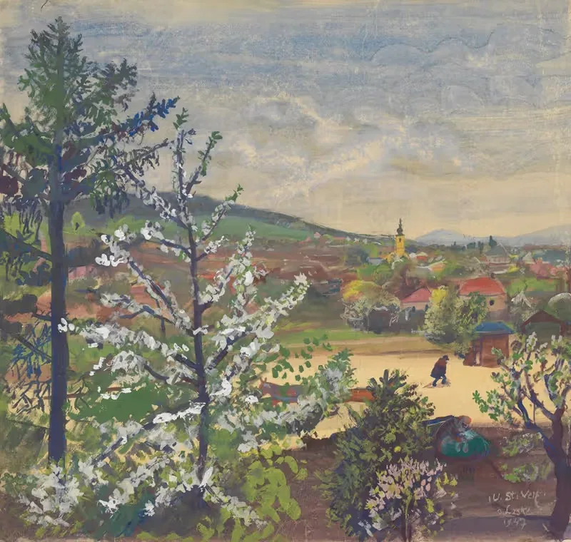 XIII. Об. Св. Вейт by Оскар Ласке, 1947 — digital art print download