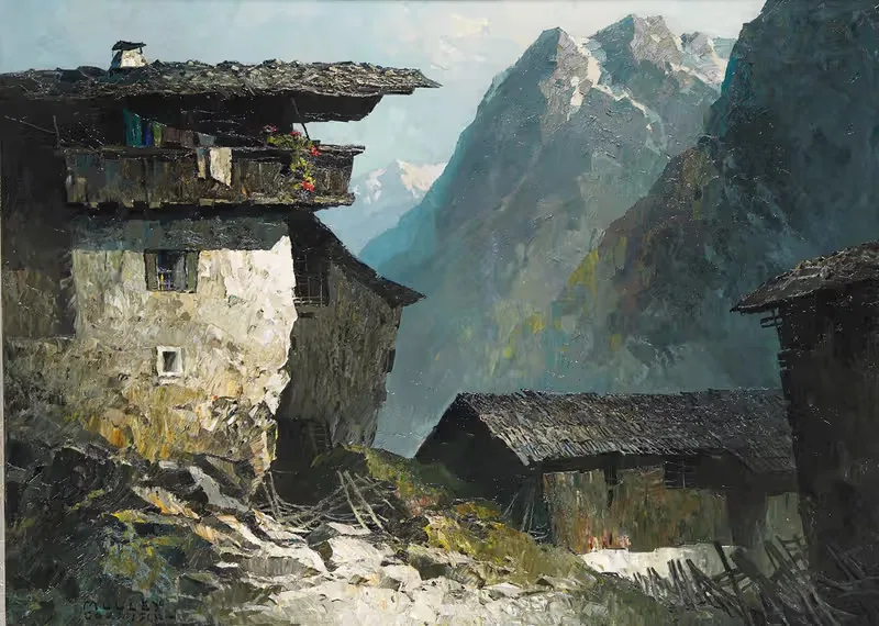 Berghof by Oskar Mulley, 1930 — digital art print download