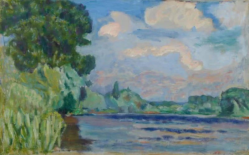 Сена в Верноне by Пьер Боннар, 1922 — digital art print download