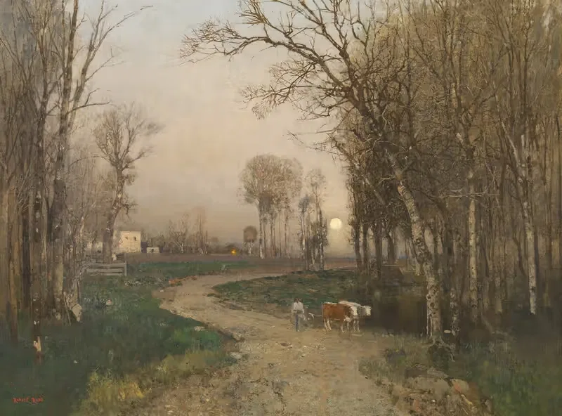Пенцингер Ау by Роберт Русс, 1906 — digital art print download