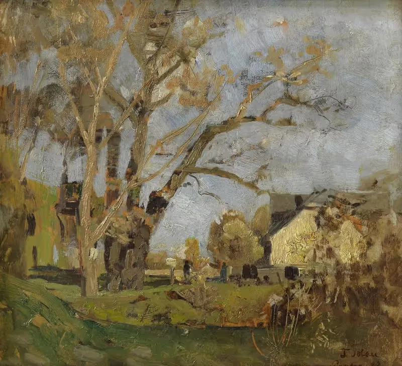 Молочная ферма в Пратере by Тина Блау, 1882 — digital art print download